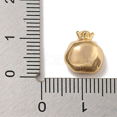 Brass Micro Pave Clear Cubic Zirconia Charms KK-U037-12G-02-1