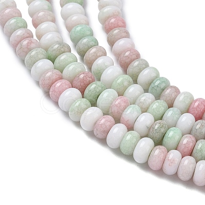 Ombre Effect Dyed Glass Beads Strands GLAA-C043-01-1