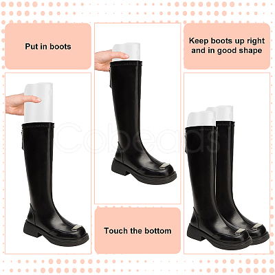 20Pcs 2 Colors Plastic Shoe Inner Support Rack AJEW-GA0006-31-1