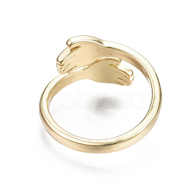 Brass Cuff Rings X-RJEW-Q161-019-NF-1
