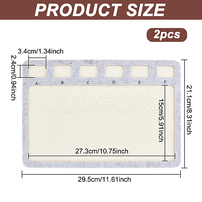 Felt Bead Design Boards TOOL-WH0002-64-01-1