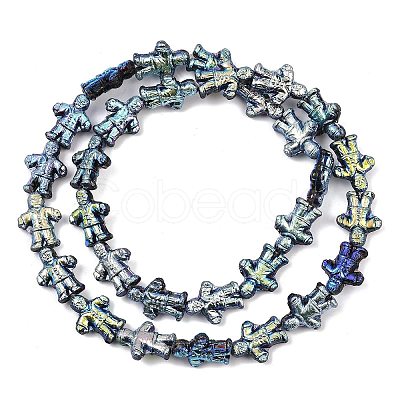 Czech Pressed Glass Beads GLAA-I061-29-1