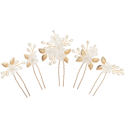 Acyrlic Hair Forks OHAR-WH20005-36G-1