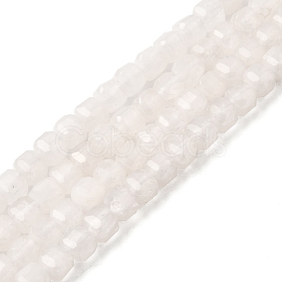 Natural White Jade Beads Strands G-F797-A14-01-1