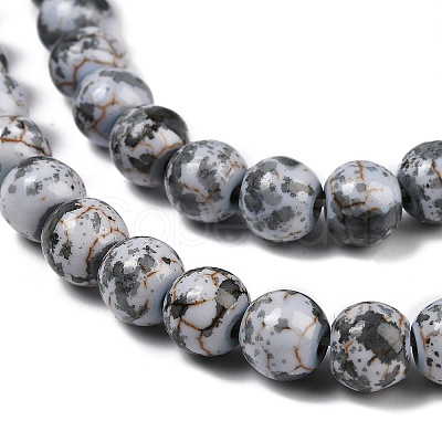 Synthetic Turquoise Beads Strands TURQ-F019-03E-1