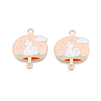 Alloy Enamel Pendants PALLOY-N176-29A-RS-1