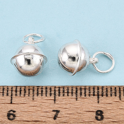 925 Sterling Silver Bell Charms STER-T008-23S-02-1