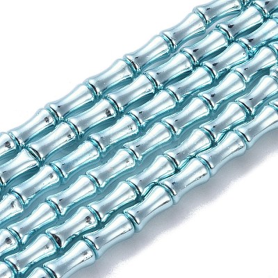 Electroplate Glass Beads Strands EGLA-Q128-13G-1