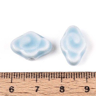 Handmade Porcelain Beads PORC-T133-30G-1
