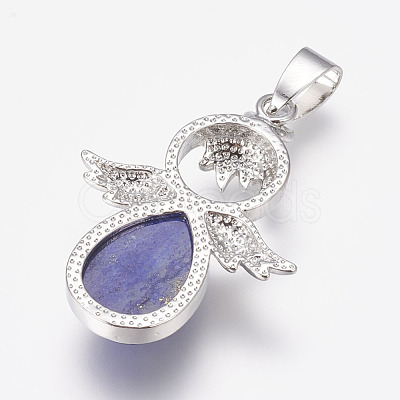 Natural Lapis Lazuli Pendants X-G-G651-A08-1