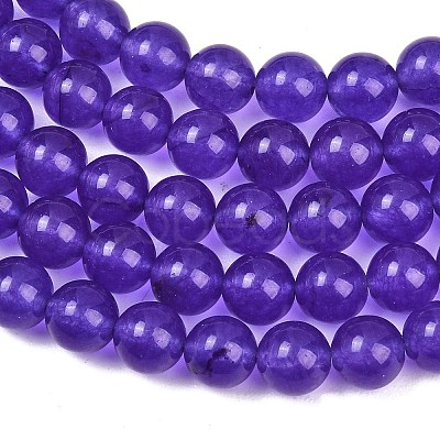 Dyed Natural White Jade Beads Strands GG-CBAD029-A02-8mm-1
