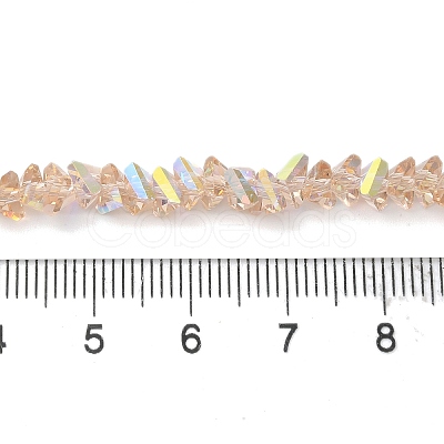 Transparent Glass Beads Strands EGLA-P061-04B-AB02-1