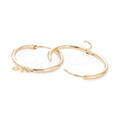201 Stainless Steel Huggie Hoop Earring Findings STAS-P283-01N-G-1