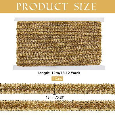 Polyester Centipede Lace Ribbon OCOR-WH0088-43A-01-1