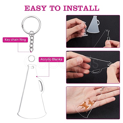 DIY Keychain Making DIY-BC0010-82P-1