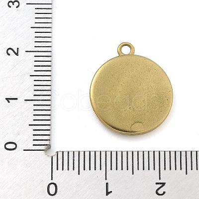304 Stainless Steel Enamel Pendants STAS-M084-09G-01-1