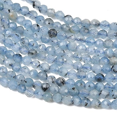 Natural Devil Blue Aquamarine Beads Strands GG-CBAF158-D01-06-1