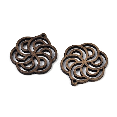 Walnut Wood Pendants WOOD-A025-02-1
