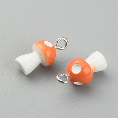 Opaque Resin Pendants RESI-CJC0012-16E-1