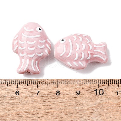 Handmade Porcelain Beads PORC-K010-08I-1