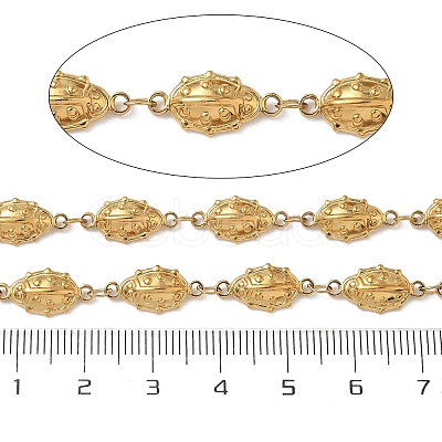 304 Stainless Steel Insects Link Chains CHS-U004-01A-G-1