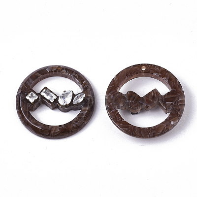 Cellulose Acetate(Resin) Pendants KY-S163-101B-01-1