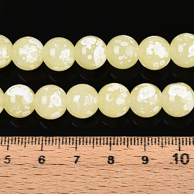 Baking Paint Glass Beads X1-DGLA-N015-10mm-08-1