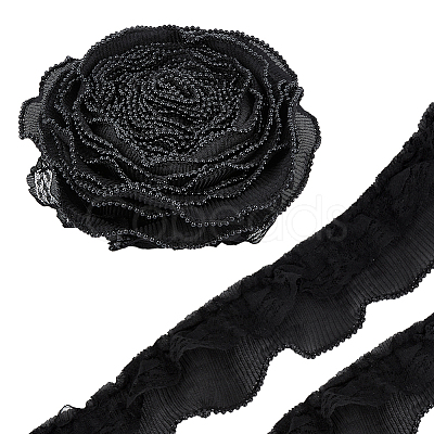 Chiffon Fabric Wrinkle Lace Ribbon OCOR-MA0001-60-1