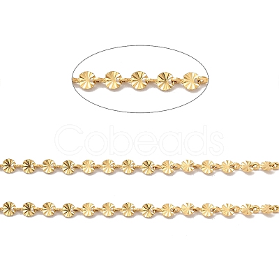 Ion Plating(IP) 304 Stainless Steel Flower Link Chains STAS-B041-08G-1