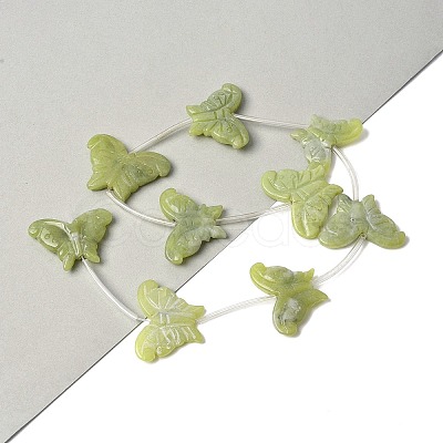 Natural Butter Jade Beads Strands G-B136-A06-1