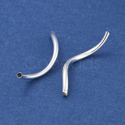 Brass Twist Tube Beads KK-B120-02B-S-1