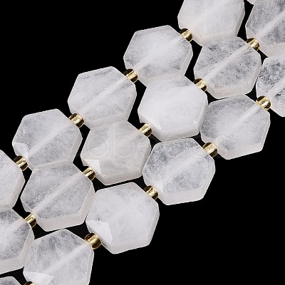 Natural White Jade Beads Strands G-N368-01A-17-1