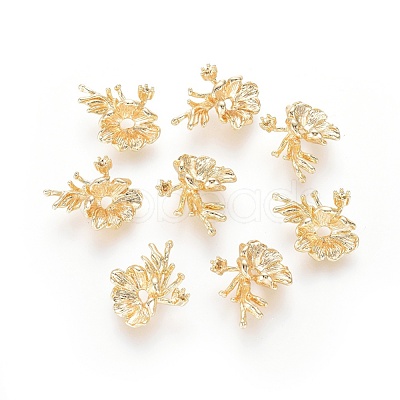 Brass Rhinestone Settings KK-G151-54G-1