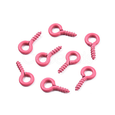 Spray Painted Iron Screw Eye Pin Peg Bails IFIN-N010-002B-11-1