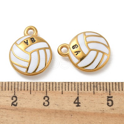 Ion Plating(IP) 304 Stainless Steel Pendants STAS-R008-09G-02-1