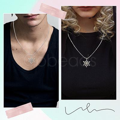 30Pcs Iron Ball Chain Necklace Making MAK-SP0001-08P-1