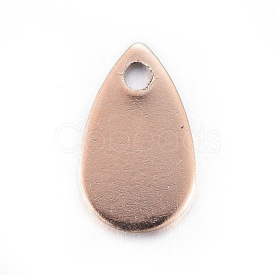 Ion Plating(IP) Stainless Steel Charms X-STAS-L211-02B-RG-1