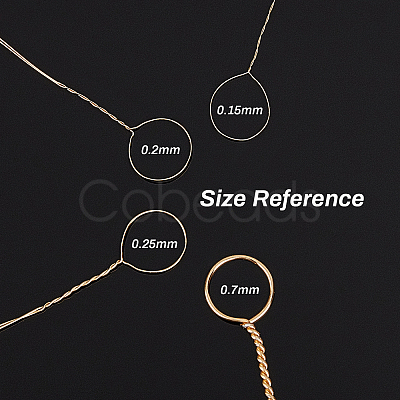 Round Copper Wire for Jewelry Making CWIR-BC0004-0.2mm-07-1