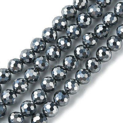 Terahertz Stone Beads Strands G-F748-Q01-1
