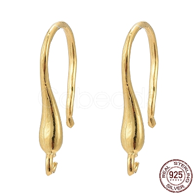 925 Sterling Silver Earring Hooks STER-K168-101G-1