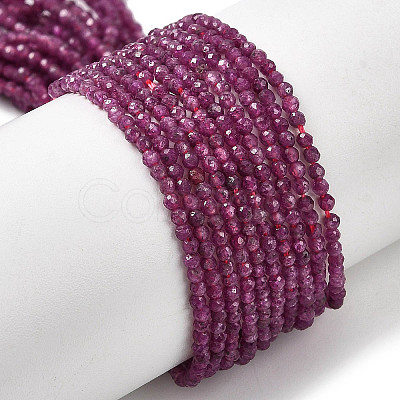 Natural Ruby Beads Strands G-K366-C09-2mm-1