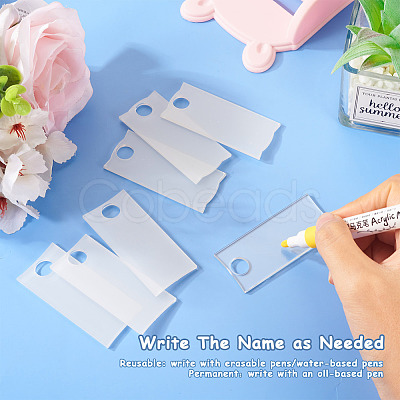 2Bag 2 Styles Acrylic Blank Label Big Pendants FIND-TA0004-77A-1