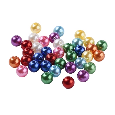Imitation Pearl Acrylic Beads PACR-CJ0001-08-1