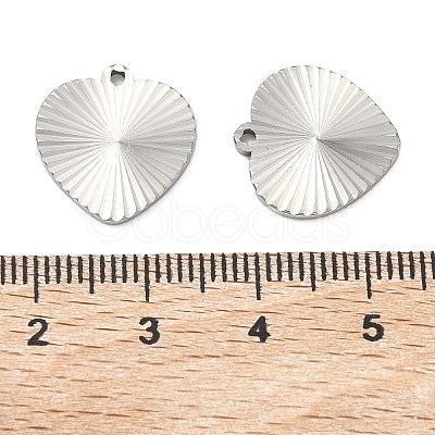 304 Stainless Steel Pendants STAS-C167-08A-P-1