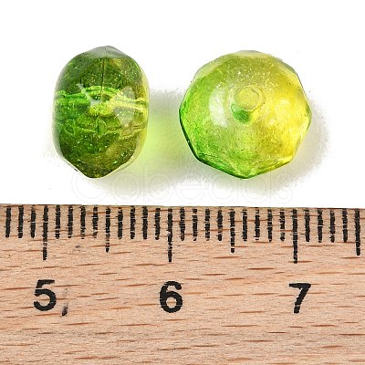Two-Tone Transparent Acrylic Beads AC-CBAE44E-01A-03-1