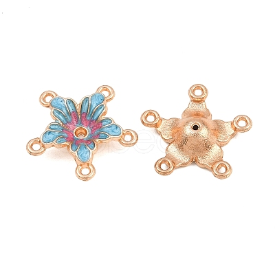 Alloy Enamel Chandelier Component Links AL-CBA8479-12KCG-01-1