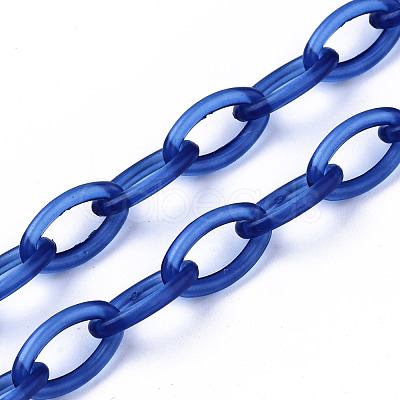 Handmade Transparent ABS Plastic Cable Chains X-KY-S166-001A-1