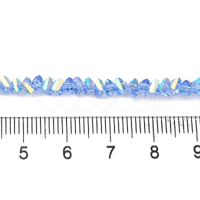 Transparent Glass Beads Strands EGLA-P061-04A-AB01-1