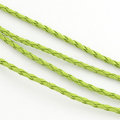 Braided Imitation Leather Cords LC-S005-013-1