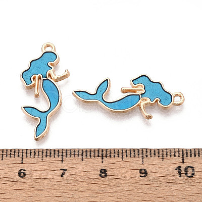 Alloy Enamel Pendants ENAM-N054-021A-1